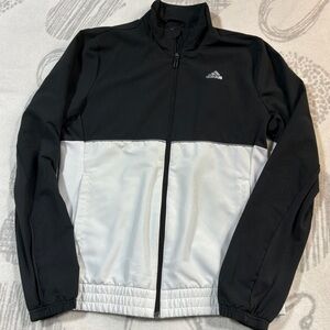 Adidas Men's/woman’s Black and White windbreaker Jacket